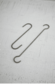 Set Of Twelve Long Wire S Hooks Long