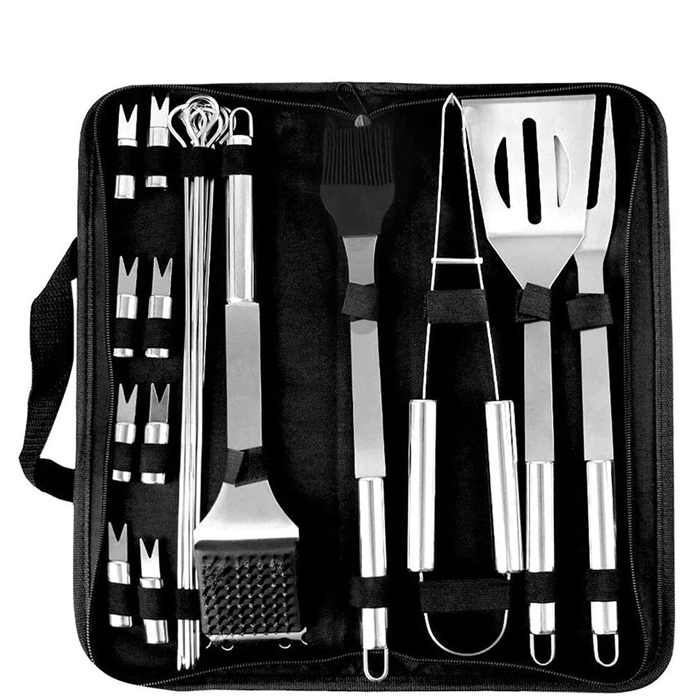 20 Piece Heavy Duty BBQ Grill Tool Set Grill Gift for Outdoor Cooking Camping 20 Piece Heavy Duty BBQ Grill Tool Set Grill Gift for Outdoor Cooking Camping