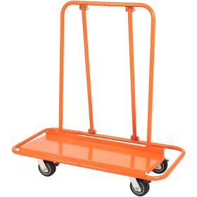 VEVOR Drywall Cart, 3000 LBS Panel Dolly Cart with 45.28" x 21.8" Deck and 5" Swivel Wheels, Heavy-Duty Drywall Sheet Cart, Handling Wall Panel, Sheet
