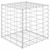 Cube Gabion Raised Bed Steel Wire 15.7"x15.7"x15.7"