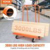 VEVOR Drywall Cart, 3000 LBS Panel Dolly Cart with 45.28" x 21.8" Deck and 5" Swivel Wheels, Heavy-Duty Drywall Sheet Cart, Handling Wall Panel, Sheet