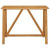 5 Piece Patio Bar Set Solid Acacia Wood