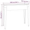 Garden Planter 39.6"x15.9"x35.4" Galvanized Steel