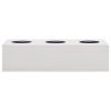 Office Flower Box Light Gray 35.4"x15.7"x9.1" Steel