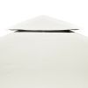 Gazebo Cover Canopy Replacement 9.14 oz/yd¬≤ Cream White 10'x10'