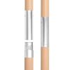 13 Ft Wooden Umbrella Green