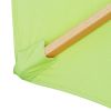 13 Ft Wooden Umbrella Green
