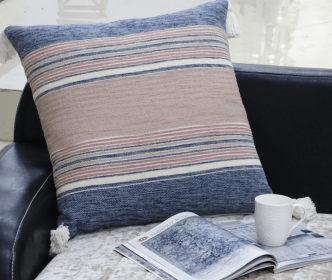 Chicos Home 22" X 22" Throw Pillow for couch with Tassels (Color: Multi, size: 1 Pillow Cover with 1 insert)