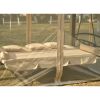 [VIDEO provided] 8.9 Ft. W x 5.9 Ft. D Outdoor Gazebo with Convertible Swing Bench; Double Roof Soft Canopy Garden Backyard Gazebo with Mosquito Netti