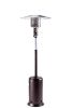 Outdoor Patio Propane Heater with Portable Wheels 47,000 BTU 88 inch Standing Gas Outside Heater Stainless Steel Burner Commercial & Residential Hamme